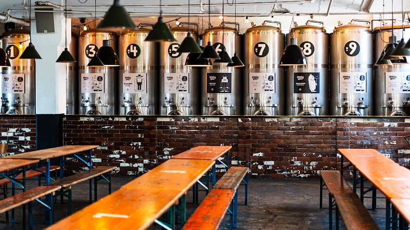 Howling Hops Brewery and Tank Bar - Indoor industrial brewery