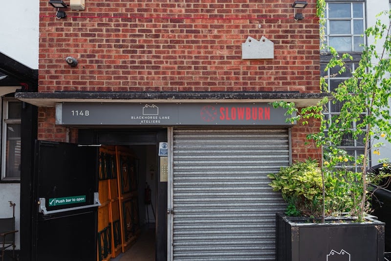 SlowBurn London - Denim factory, restaurant by night