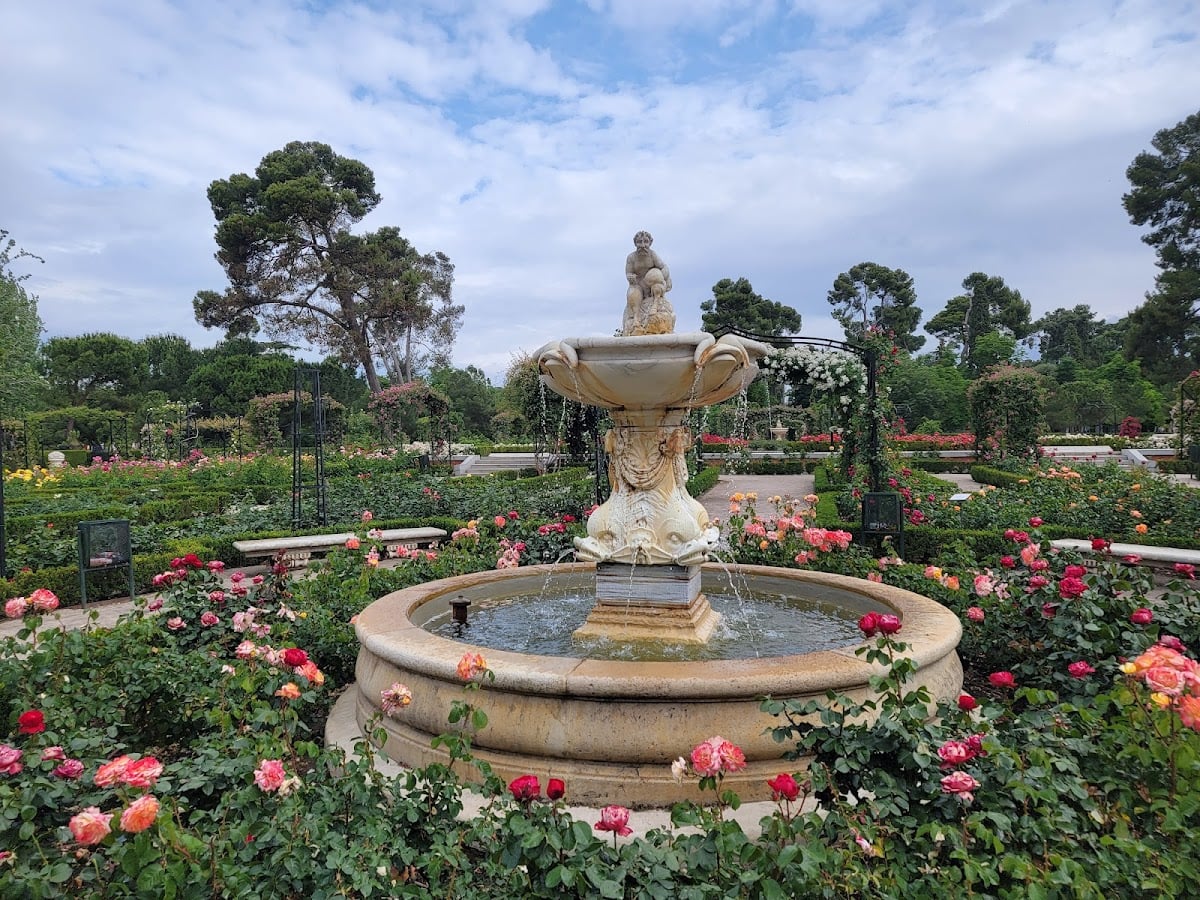 La Rosaleda - Jardín del Retiro, florecido en el mes de Mayo.
⛲️ Fuente de Cupido
⛲️ Fuente de Fauno