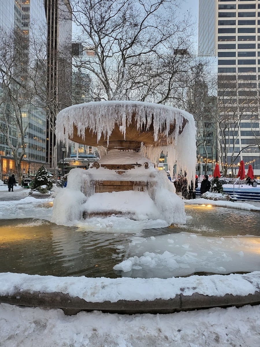 Skating at Bryant Park
