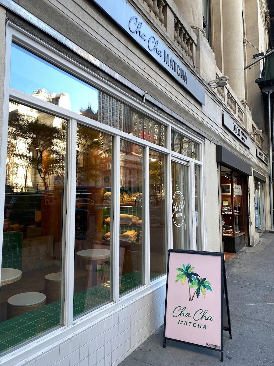 Cha Cha Matcha (Bryant Park) - De har fem lokations!!!