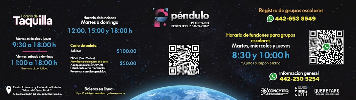 "Péndulo" Planetario Pedro Ferriz Santa Cruz