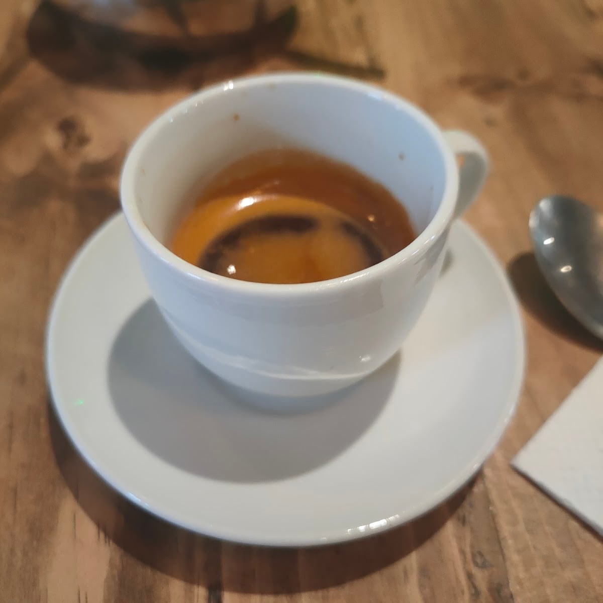 Rustic coffe and food