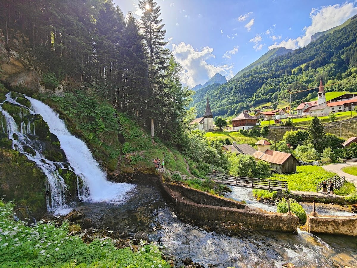 Waterfall at Jaun