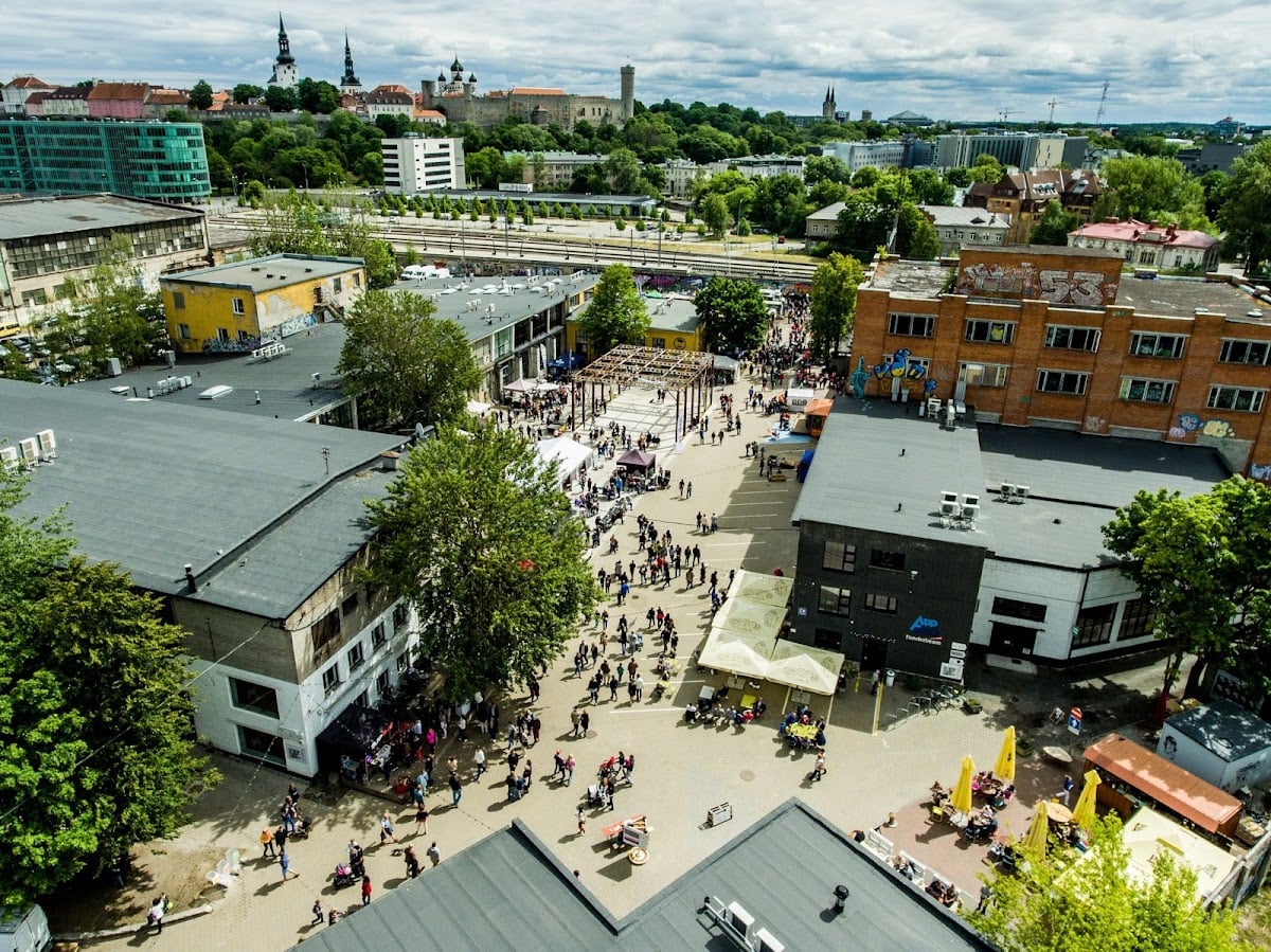 Telliskivi Creative City - katutaidetta, kahviloita ja kauppoja