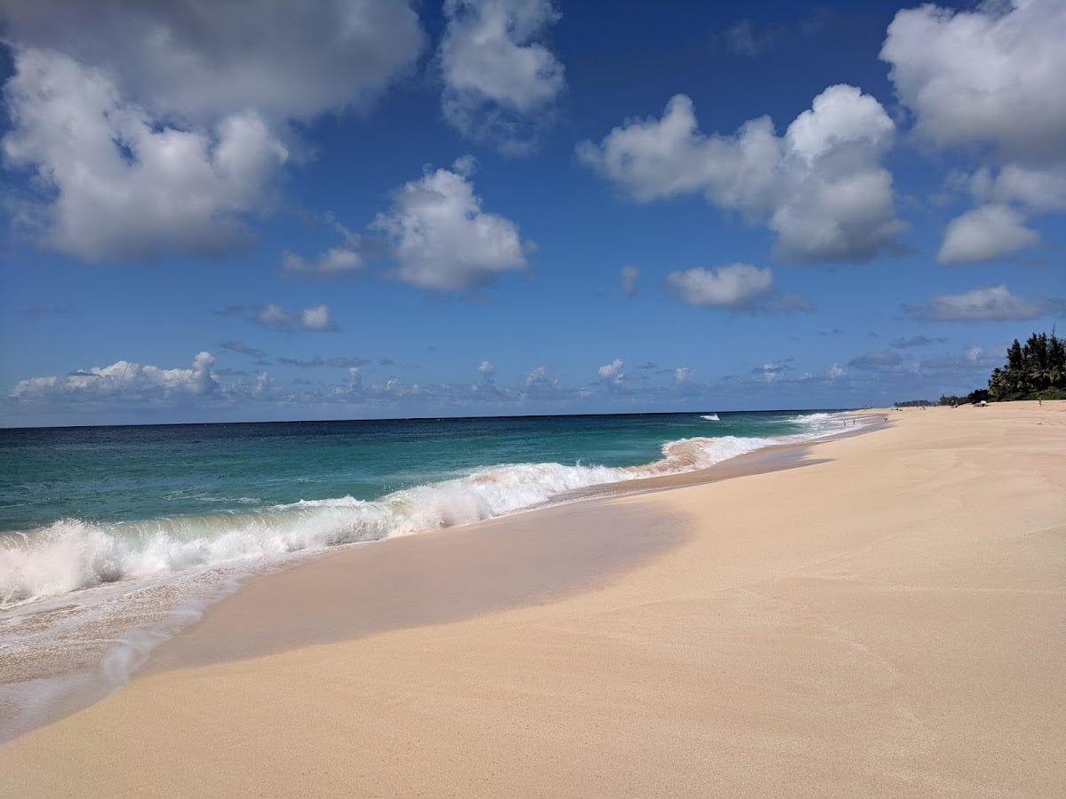 Ke Iki Beach - Little beach access on far left, stunning and empty (typically)