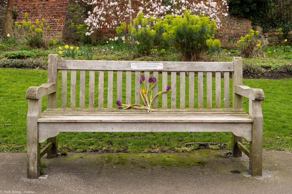 George Michael Memorial Bench