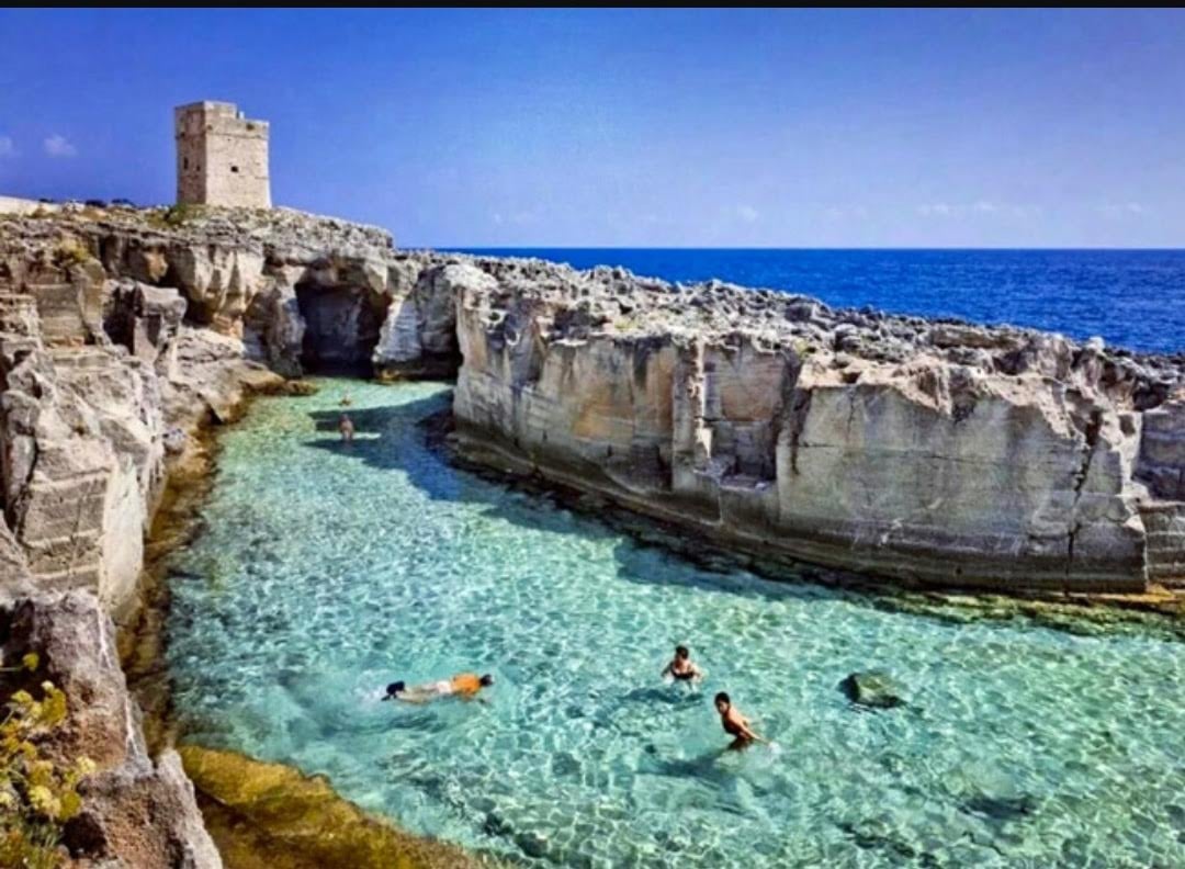 Beach and Natural Pool of Marina Serra