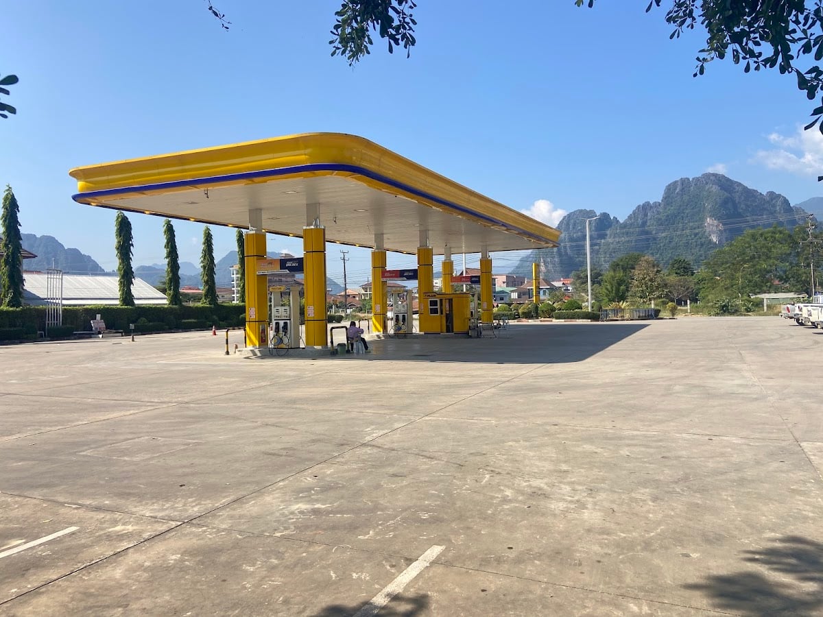 Plus Gas Station Vang Vieng