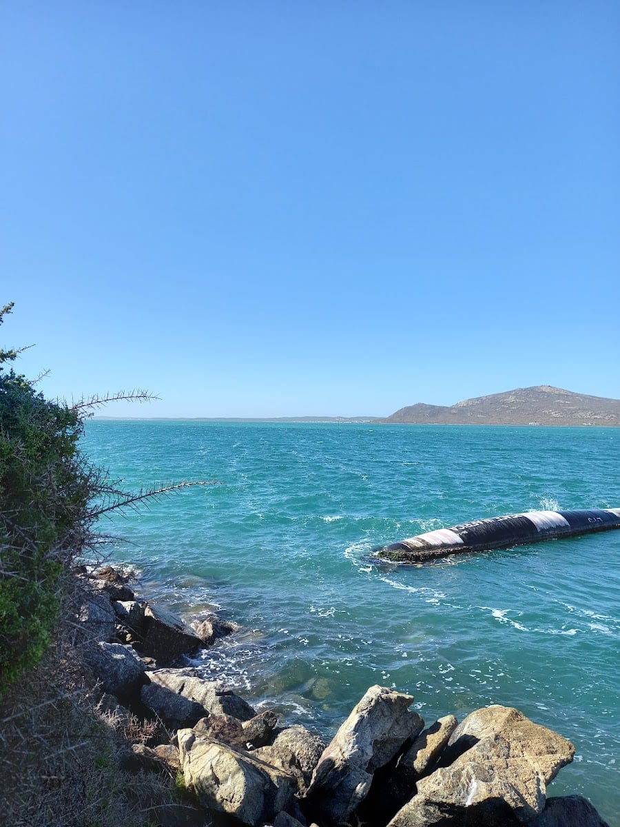 Langebaan - O lago azul mais lindo que já vi.