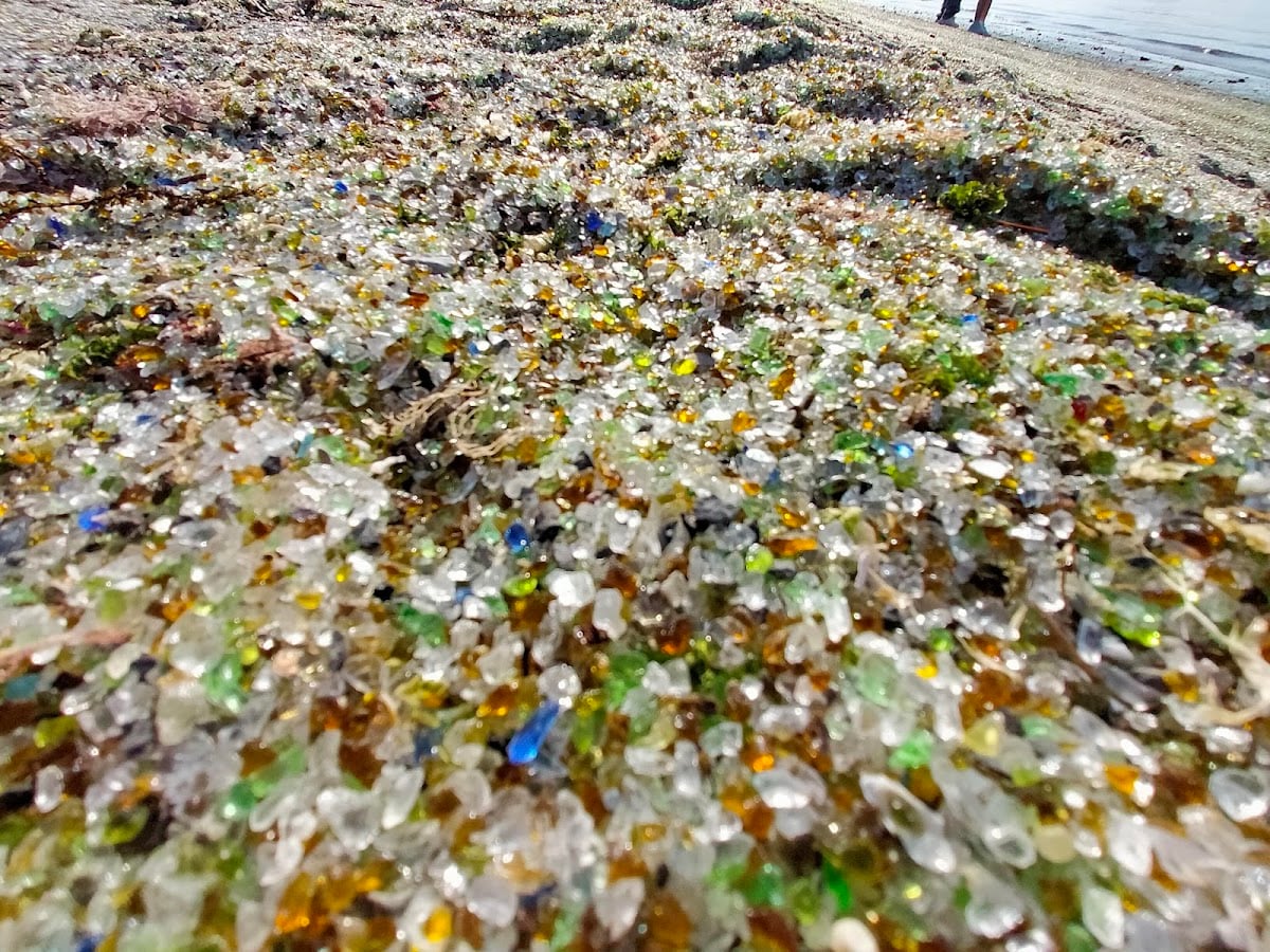 ガラスの砂浜