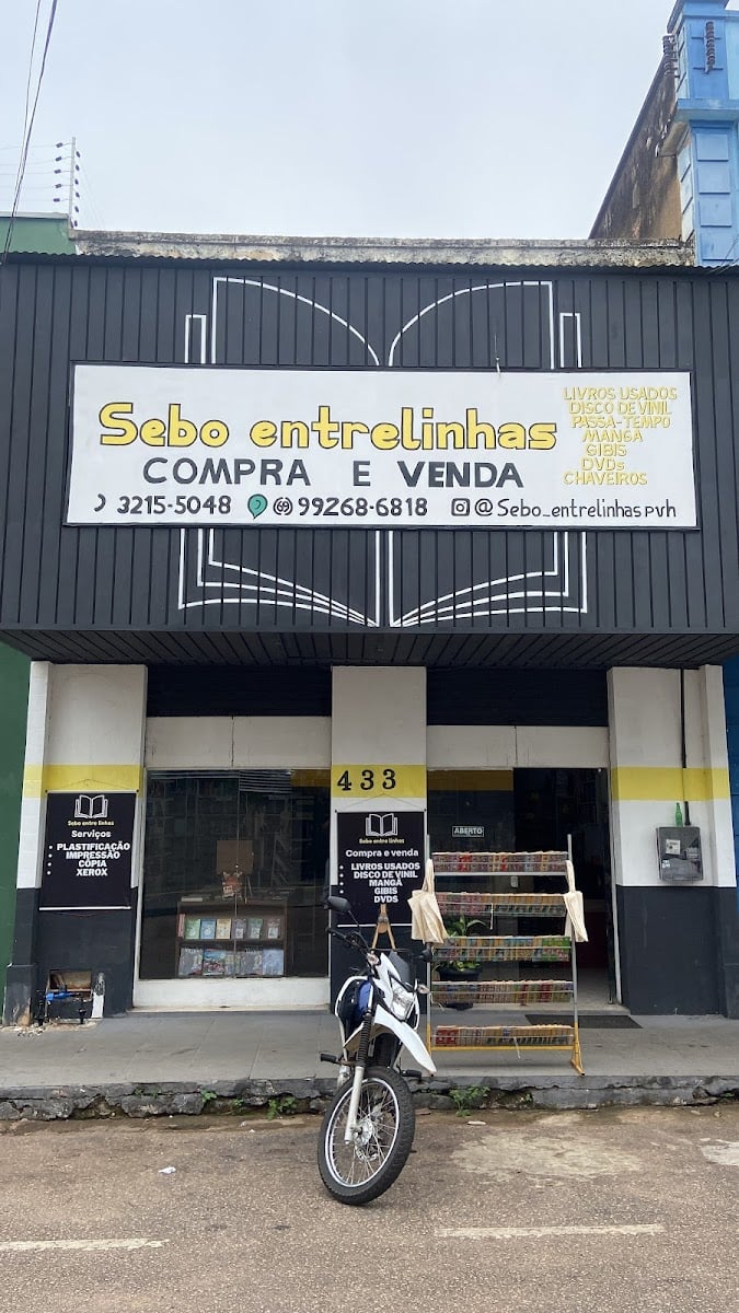 Sebo Entrelinhas - compra e venda de livros usados