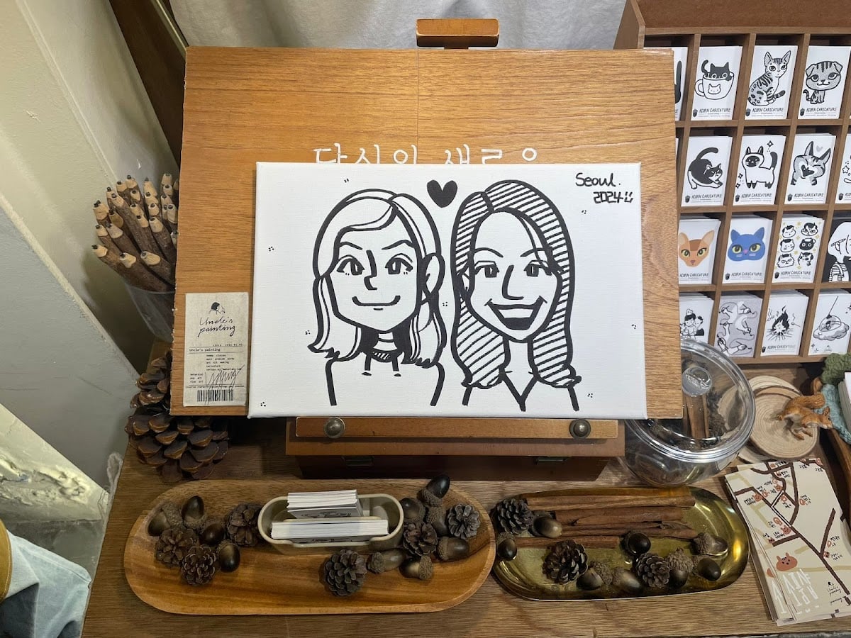 Acorn Caricature
