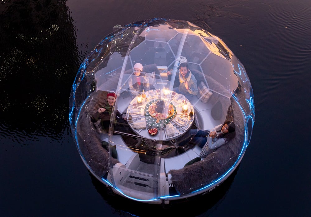Skuna - Sauna, BBQ, Hot Tub & Igloo Boats (Canary Wharf)
