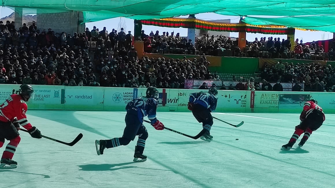 Ice hockey ground , Leh