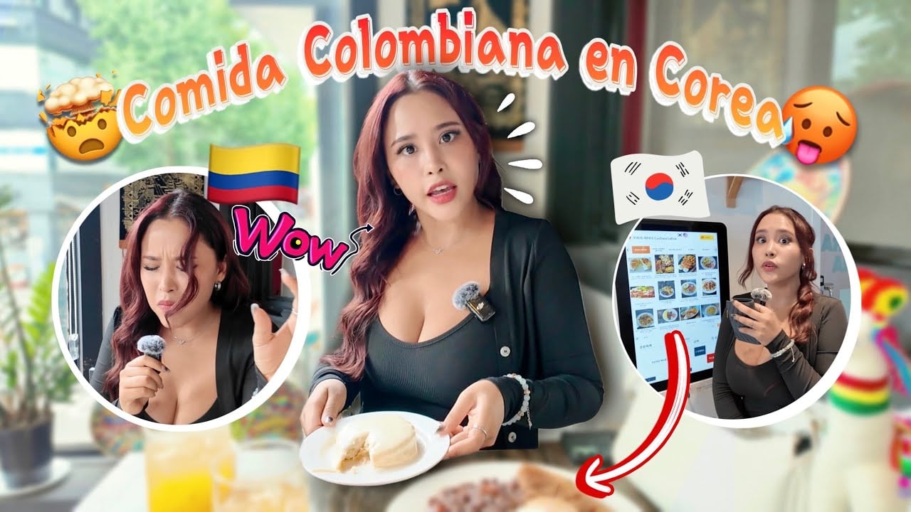 PROBÉ COMIDA COLOMBIANA HECHA EN COREA POR PRIMERA VEZ 🤯🥘 ¿VALE LA PENA? | Mila - solonel video