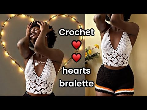 Hearts bralette - 100-200gm. (360yds)