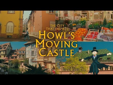 visiting the city that inspired howl’s moving castle 🦋🌿✨