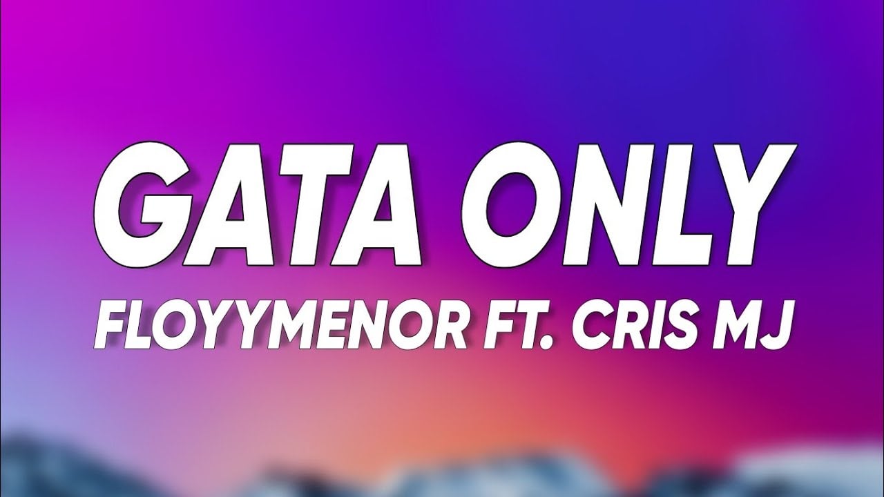 FloyyMenor FT Cris MJ - GATA ONLY (Letra/Lyrics)