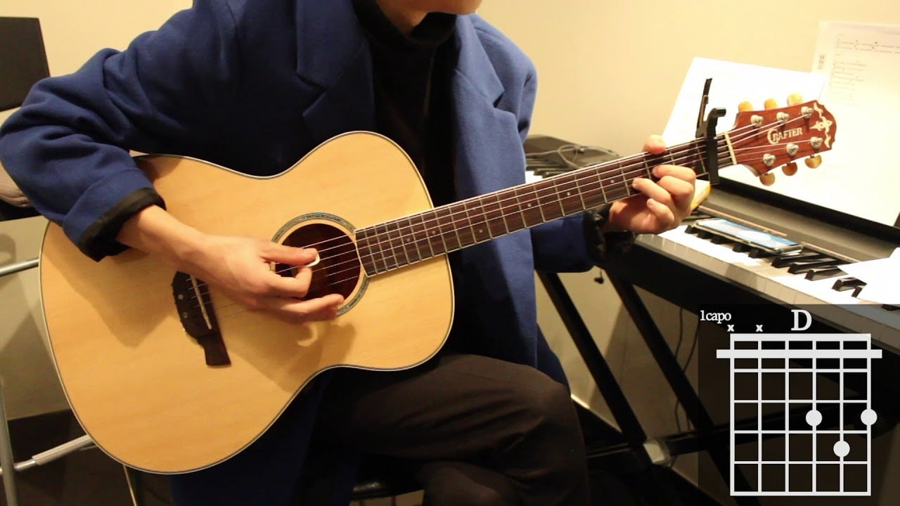 I Need U - BTS Guitar Cover for Beginner Playing by [Musicdrawing] - I need u - BTS