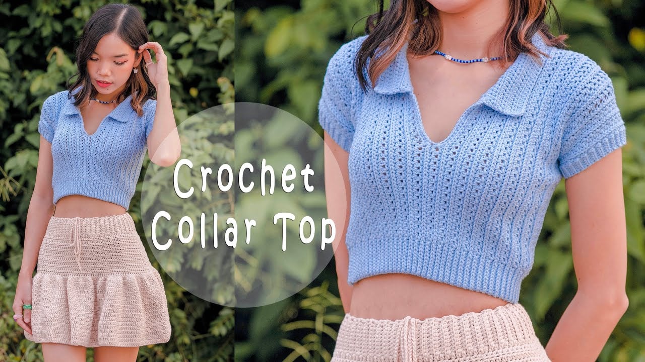 Ribbed Collar Top - 250gm