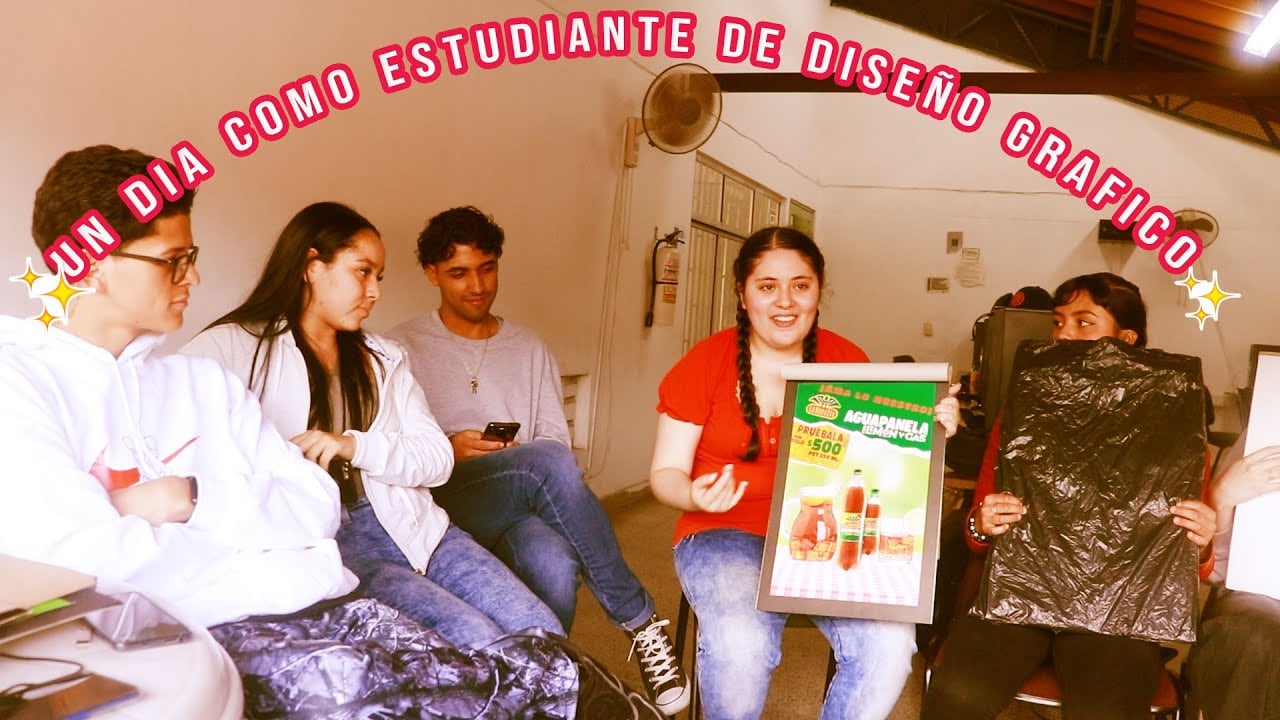 Un dia como estudiante de diseño grafico.