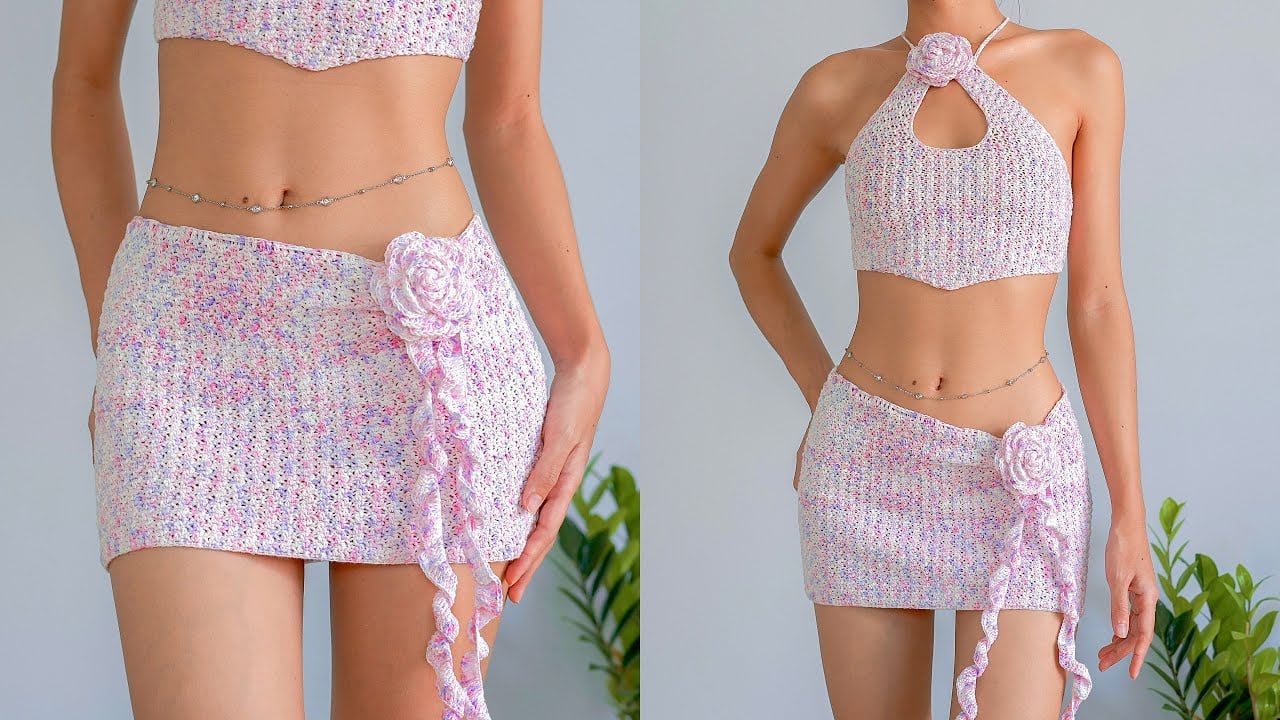 Crochet Simple Skirt Tutorial | Chenda DIY