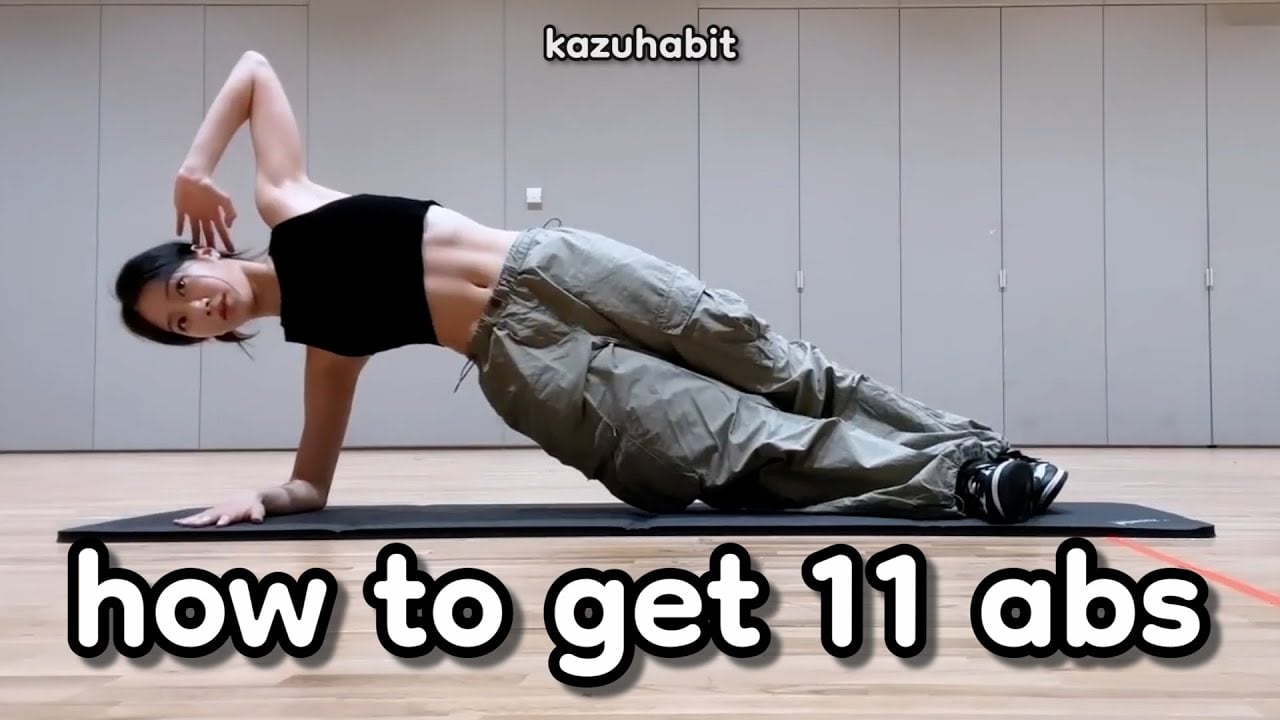 kazuha’s COMPLETE 7 minute ab workout