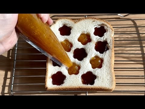 초코비와 식빵 후렌치파이 한번에 만들기 Jelly Toast and Chocobi Tutorial