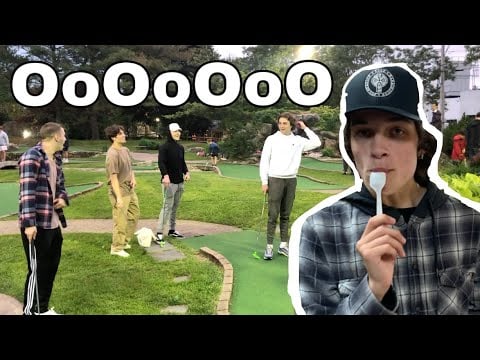 Playing Mini Golf with three mini golf pros (Vlog #11) - Sturniolo Triplets