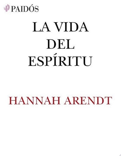 La vida del espíritu