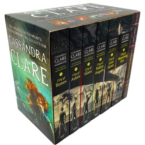 Cassandra Clare The Mortal Instruments 7 Books Collection Set (City of Bones, City of Ashes, City Glass, City of Lost Soul, City of Fallen Angels, City of Heavenly Fire & The Shadowhunter's Codex)) - 2021