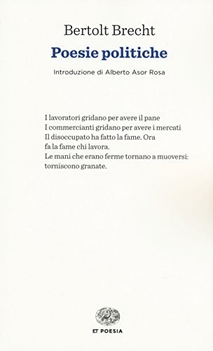 Poesie politiche - Bertolt Brecht • 2015