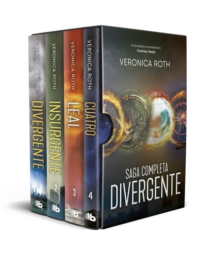 Divergente - Divergente (estuche con: Divergente | Insurgente | Leal | Cuatro) - Veronica Roth • 2022