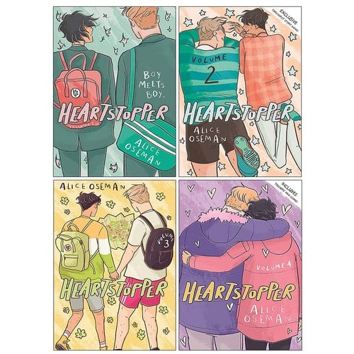 Heartstopper Series Volume 1-4 Books Set By Alice Oseman - Alice Oseman • 2021