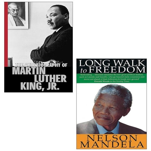 A Long Walk to Freedom By Nelson Mandela & The Autobiography of Martin Luther King Jr. By Martin Luther King 2 Books Collection Set - Nelson Mandela • 2023