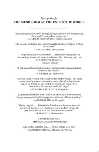 The Mushroom at the End of the World: On the Possibility of Life in Capitalist Ruins - Anna Lowenhaupt Tsing • 2021