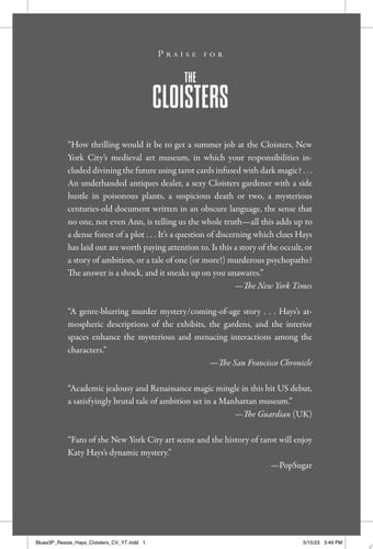 The Cloisters: A Novel - Katy Hays • 2023
