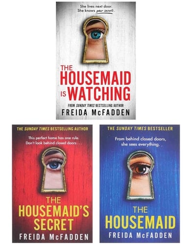 The Housemaid Series 3 Books Collection (The Housemaid, The Housemaid''s Secret & The Housemaid Is Watching - Freida McFadden • 2024