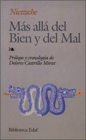Más allá del bien y el mal - Friedrich Wilhelm Nietzsche • 2001
