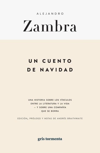 Un cuento de navidad - Alejandro Zambra • 2023