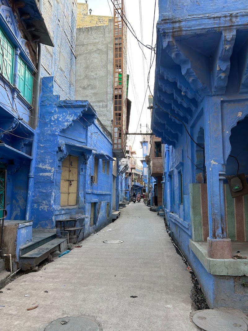 Blue city lane