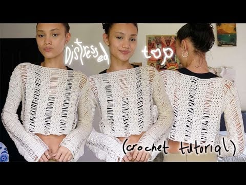 Distressed top - YouTube: nikitanightingale