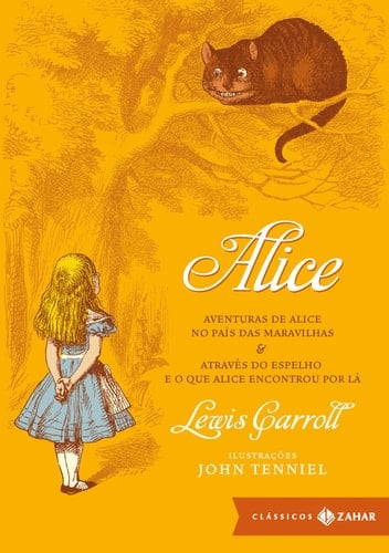Alice: edição bolso de luxo Aventuras de Alice no País das Maravilhas & Através do Espelho e o que Alice encontrou por lá