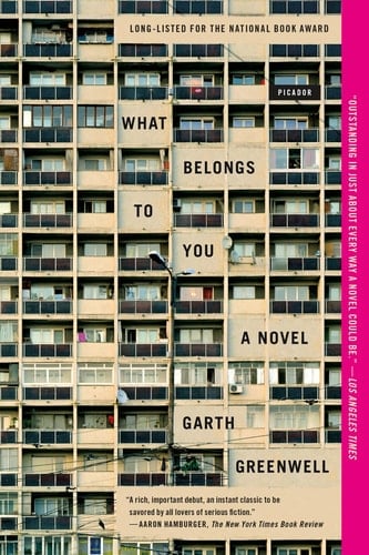What Belongs to You A Novel - Garth Greenwell · 2016