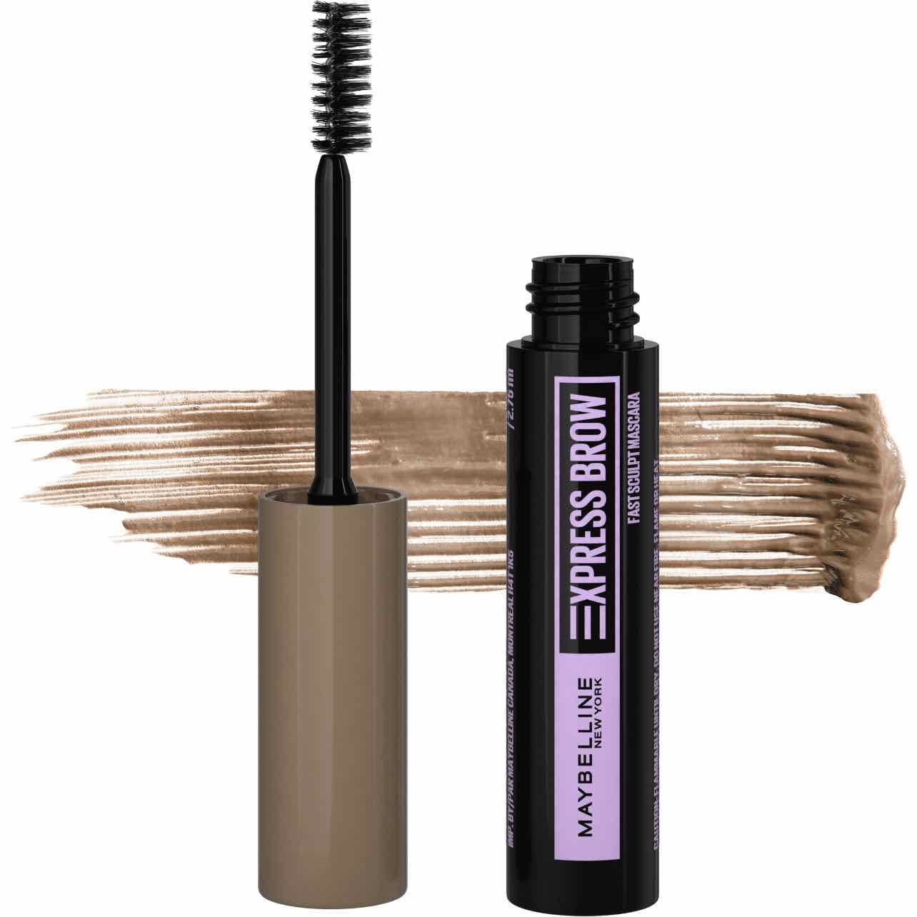 Maybelline Express Brow - This gel brow filler with a mascara brush tip is perfect to softly fill your brows without making any harsh lines.