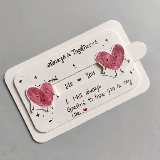 Diy slide card