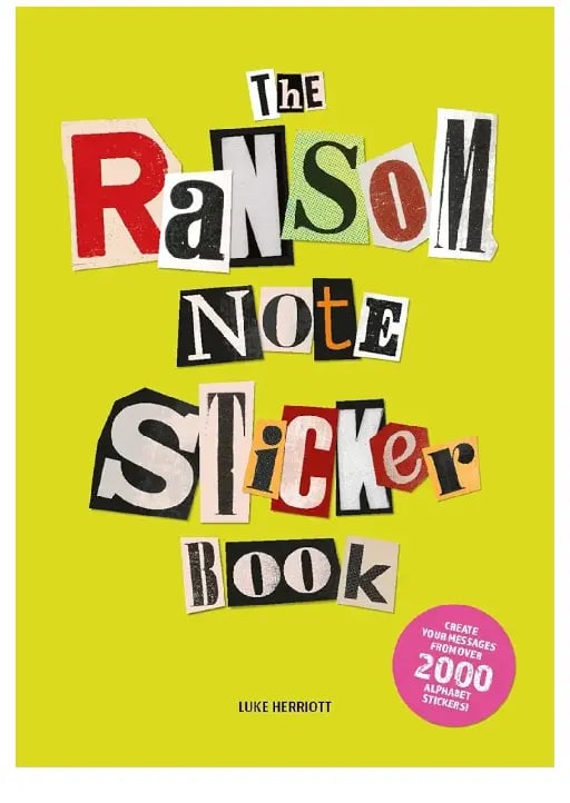 The Ransom Note Sticker Book