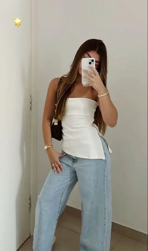 #1 - White + jeans