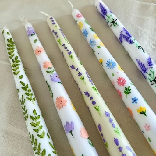Candle painting